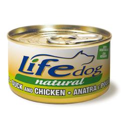 DOG LIFEDOG 90GR ANATRA E POLLO LATTINA