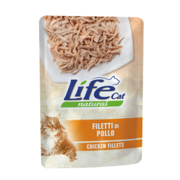 CAT LIFECAT BUSTA 70GR FILETTI POLLO