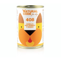 DOG NATURAL CODE 400GR 408 AGNELLO/RISO/MANGO