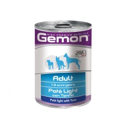 DOG GEMON PATE 400GR LIGHT TONNO LATT