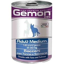 DOG GEMON BOCCONI 400GR MD TONNO SALMONE