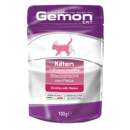 CAT GEMON BUSTA KITTEN 100GR POLLO