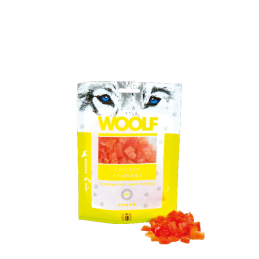 DOG SNACK WOOLF 100GR BOCCONCINI DI POLLO