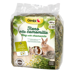 FIENO RODITORI GIMBI 500GR CAMOMILLA