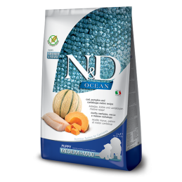 DOG FARMINA ND OCE PUPPY 2.5KG MD/MAX MERLUZZO ZUC
