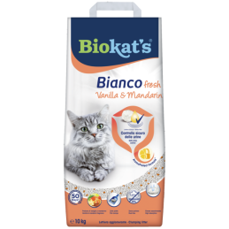 LETTIERA BIOKAT'S BIANCO FRESH 10KG VAN MAND