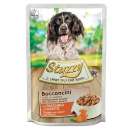 DOG STUZZY 100GR BUSTA TACCHINO CAROTE