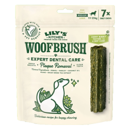 DOG SNACK LILYS WOOFBRUSH 7X28GR MED