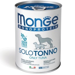 DOG MONGE MONO SOLO 400GR PATE TONNO