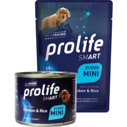 DOG PROLIFE PUPPY SMART POLLO E RISO MINI 100G