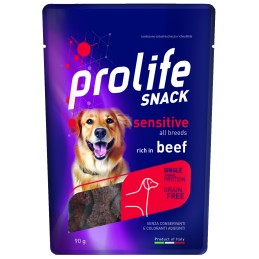 DOG SNACK PROLIFE SENSITIVE BEEF 90G