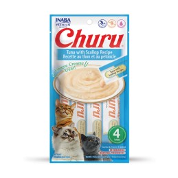 CAT SNACK CIAO CHURU 4X14G TONNO E CAPASANTA