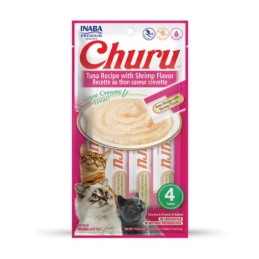CAT SNACK CIAO CHURU 4X14G TONNO E GAMBERETTI