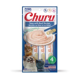 CAT SNACK CIAO CHURU 4X14G TONNO E MANZO
