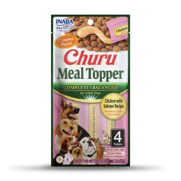 DOG SNACK CIAO CHURU 7X14G TOPPER POLLO E SALMONE