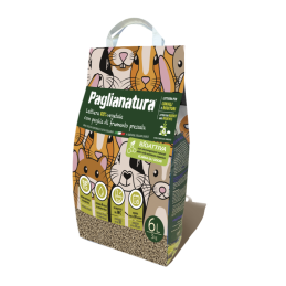 LETTIERA RODITORI PELLET PAGLIANATURA 12LT/6KG