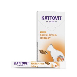 CAT SNACK KATTOVIT 6X15GR CREAM DIET URINARY