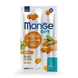 DOG SNACK MONGE STICKS MOBILITY TROTA CURCUMA